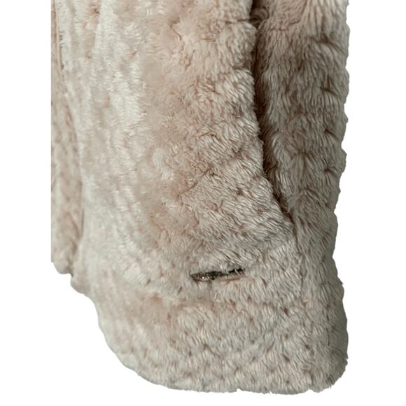 Calvin Klein Women's Suede Plush Blush Pink Vest Soft Girl Slavic Winter Russian - Picture 3 of 7